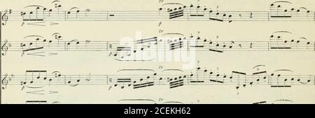 . Orchestrazione e strumentazione moderna : o, l'arte della strumentazione ; contenente descrizioni dettagliate del carattere e delle peculiarità di tutti gli strumenti e del loro impiego pratico. 272 KLINGS MODERNO INSTRUMENTATIOX E ORCHESTRAZIONE.. Foto Stock