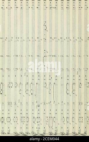 . Orchestrazione e strumentazione moderna : o, l'arte della strumentazione ; contenente descrizioni dettagliate del carattere e delle peculiarità di tutti gli strumenti e della loro pratica impiego. L8o KUNOS STRUMENTAZIONE E ORCHESTRAZIONE MODERNA. GRUPPO III. STRUMENTI DI PERCUSSIONE. Foto Stock