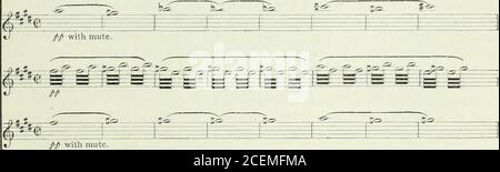 . Orchestrazione e strumentazione moderna : o, l'arte della strumentazione ; contenente descrizioni dettagliate del carattere e delle peculiarità di tutti gli strumenti e del loro impiego pratico. Ggfe^y^fi^^-^-. 44 HL/XGS STRUMENTAZIONE MODERNA E ORCHESTRAZIONE. Foto Stock