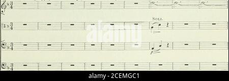 . Orchestrazione e strumentazione moderna : o, l'arte della strumentazione ; contenente descrizioni dettagliate del carattere e delle peculiarità di tutti gli strumenti e del loro impiego pratico. 38 STRUMENTAZIONE E ORCHESTRAZIONE KLIGS. Foto Stock