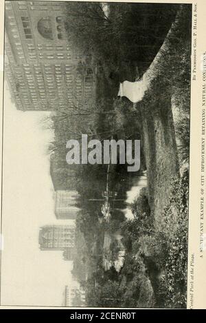 . Relazione della Commissione Bronx River Parkway: Nominata ai sensi del capitolo 669 delle leggi del 1906. LE BELLEZZE NATURALI DI WOODLAND, PRATO E CRESTE ROCCIOSE SCOMPARIRANNO PRESTO. Foto Stock