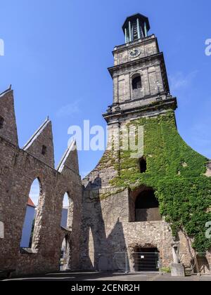 Ruine der Aegidienkirche - Kriegsdenkmal - a Hannover, Niedersachsen, Deutschland, Europa rovine di Aegidien Curch. Memoriale di guerra a Hannover, bassa Sax Foto Stock