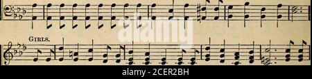 . Voce di lode, no. 2 : una collezione completa di canzoni scritturali, gospel, domenicali e di servizio di lode. Da -MR a k a 1 -*-tp*-^r-*. Le sue pieghe siamo lieti-ly al gen-tle breez - es fling, come il nostro stan - dard che dis-play; e omaggio al nostro capitano saremo lieti - porta con sé, mentre ci conduce sulla nostra strada; È. Perché è venuto a salvare, ha trionfato la tomba, e a vic-prova indica la strada. Così weFor regna a-bove, e il suo nome è Amore, e sente il nostro laico gladsome, come noi jl- -m- Coro. Foto Stock