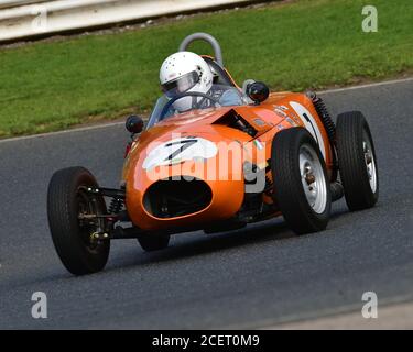 Duncan Rabagliati, Alexis HF1, HSCC, FJHRA, Campionato storico di Formula Junior, Mallory Park, 23 agosto 2020. Ospitato dal VSCC per Foto Stock