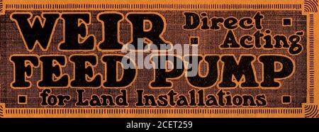 . The Post-Office annual Glasgow directory. ted, StarEngine Works, 149, 155 Mon-CUR Street Bever, Dorling St Co., Ltd., Bradford (a vapore e a motore); Rpres., J. M. Cairn-cross, 109 Hope Street Biggar & Hendry, Ltd., 159 How-ard Street Binney & Son, Ltd. (Pompe per l'alimentazione forzata a manzel) 43 Oswald st Brash St Russell (Elettropompe per estrazione mineraria), SpringfieldElectrical Works, 438 Balticstreet British (The) Electric PlantCo., Ltd. (Centrifuga a basso e alto sollevamento), 66 Carrick Street Budenberg Gauge Co., Ltd. (Iniettori, caldaie, pompe a mano, caldaie e pompe idrauliche), 62 Robertson st Butters Foto Stock