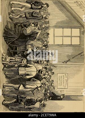 . Vita e carriera militare di Winfield Scott Hancock; la sua prima vita, l'istruzione e la notevole carriera militare. Spinto a sostenere sotto il dolore del povero e ostracismo. Naturalmente si rivolse per sollievo al vecchio partito, il partito che aveva conosciuto e lovedbefore la guerra. Il generale Hancock era il suo amico, aveva combattuto per il suo paese, era accettabile per theSouth, era un figlio nativo della Pennsylvania e wastl'uomo di tutti gli altri per iniziare il lavoro di ricostruzione-riconciliazione. Il sig. Dougherty, ispirato da questo scopo principale della sua vita, è andato a Cincinnati in 1880, mentre hadgone a Cincinnati in 1856, per aiutare un candidatewho Foto Stock