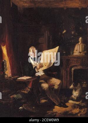 Allan William - Sir Walter Scott 1st Bt - inglese Scuola - 19 ° secolo Foto Stock