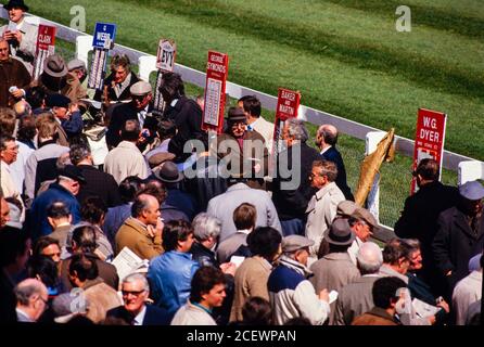 Gare di Brighton Sussex Inghilterra secondo aprile Meeting 28 aprile 1986 PhotoGrattaphed con il permesso di Express Magazine Foto Stock