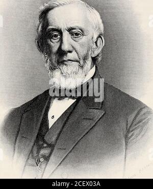 . Panchina e bar del Commonwealth del Massachusetts. Boston, 30 giugno 1884, e vive a Newton. Edmund Hatch Bennett, figlio di Milo Lyman e Adeline (Hatch) Bennett, nato a Manchester, Vert., 6 aprile 1824. Suo padre, giurista di rilievo, nacque a Sharon, Conn., nel 1790, e si laureò a Yale nel 1811. Studiò legge alla LawSchool di Litchfield, Conn., e si stabilì in pratica a Burlington, Vermont, divenne nel 1839 una giustizia associata della Corte Suprema, e morì a Taunton, Messa, 7 luglio 1868. Il soggetto di questo disegno è stato istruito alla VermontUniversity in Burlington Foto Stock