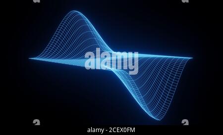 Formula equation, visualizzazione asse matematico, moderna griglia astratta, struttura a reticolo, sfondo, digital Technology Science Concept rendering 3D Foto Stock