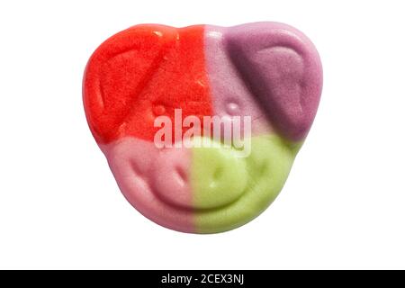 New Marks & Spencer percy Pig party tempo dolce isolato su sfondo bianco - fatto con succo di frutta reale Foto Stock