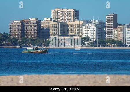 Barche da pesca a Rio de Janeiro. Brasile Foto Stock