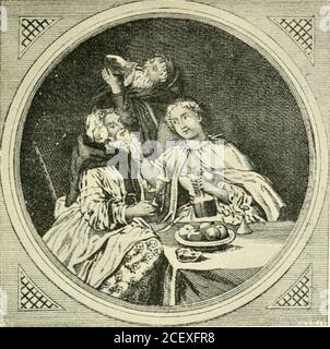 . Mémoires et lettres galantes de madame du Noyer (1663-1720) Avant propos et Notes Arnelle. Anglant affront. Le ne savait que devenir nicomment sortir de sa loge, car jétais à la porte dans ledessein de la régaler encore. 11 ny aait pas moyen dese reco2fifer ; rester tignonnée dans un Premier banc etdevant la Cour et la Ville, cétait quelque cho.se de bienhonteux ; elle ne pouvait ravoir son tignon et ses fon-tanges qui servaient de jouets aux petits-maîtres du par-terre, où avés ainsi cette malheureuse étaitdans une cruelle situazione. Lopéra finit pendente cetemps-là, et, A. Foto Stock