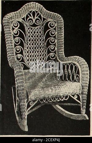 . Catalogo annuale, Reed furniture, stagione, 1900, grado 'B'. Foto Stock