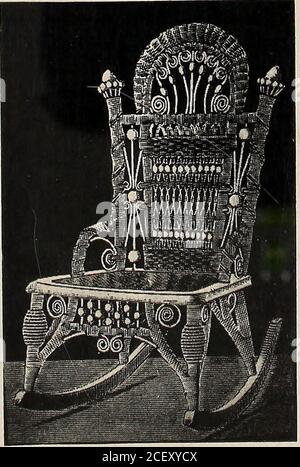 . Catalogo annuale, Reed furniture, stagione, 1900, grado 'B'. Foto Stock