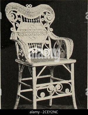 . Catalogo annuale, Reed furniture, stagione, 1900, grado 'B'. Foto Stock