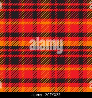 tartane con plaid multicolore. Scottish Checered Fabric.Seamless pattern.Vector Illustration per la stampa su tessuti, carta. Illustrazione Vettoriale