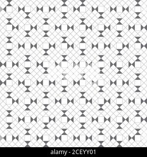 Vector seamless pattern. Moderno ed elegante con texture delineano forme geometriche. Ripetere regolarmente geometrico linea sottile griglia con rombi, esagoni Illustrazione Vettoriale