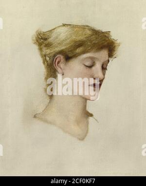 Burne-Jones Edward Coley - responsabile di una donna - britannico Scuola - 19 ° secolo Foto Stock