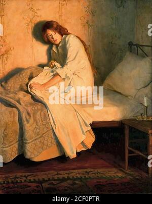 Collier John - Fire - British School - 19 ° secolo Foto Stock