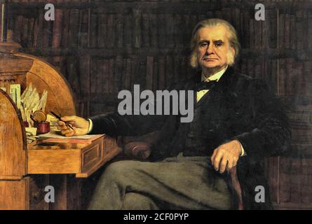 Collier John - Ritratto del professor Thomas Henry Huxley - British School - 19 ° secolo Foto Stock