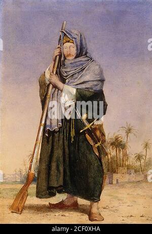 DADD Richard - Ritratto di Sir Thomas Phillips in arabo Dress - British School - 19 ° secolo Foto Stock