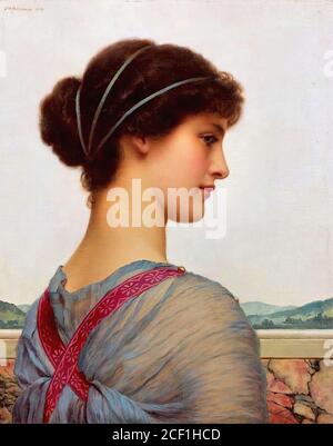 Godward John William - Classical Beauty 3 - British School - 19 ° secolo Foto Stock