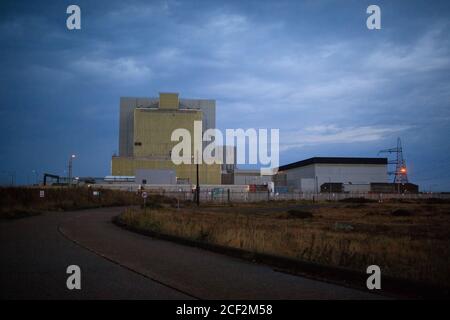 Centrale nucleare di Dungeness, General View GV, Kent. Foto Stock