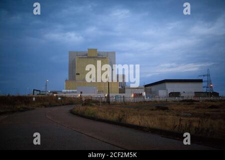 Centrale nucleare di Dungeness, General View GV, Kent. Foto Stock