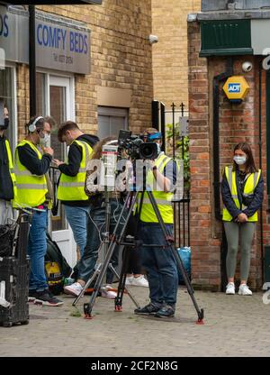 Brentwood Essex, Regno Unito. 3 Settembre 2020. Filmng del TV sceneggiato reality show l'unico modo è Essex ( TOWIE ) in Brentwood Essex Credit: Ian Davidson/Alamy Live News Foto Stock