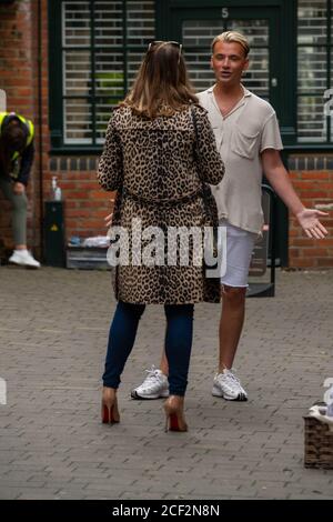 Brentwood Essex, Regno Unito. 3 Settembre 2020. Filmng del TV sceneggiato reality show l'unico modo è Essex ( TOWIE ) in Brentwood Essex Credit: Ian Davidson/Alamy Live News Foto Stock