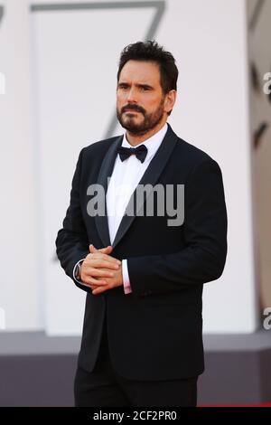 Italia, Lido di Venezia, 02 settembre 2020 : Matt Dillon della Giuria del Concorso al 77esimo Festival Internazionale del Cinema di Venezia Foto © Ottavia da Re/Sintesi/Alamy Live News Foto Stock