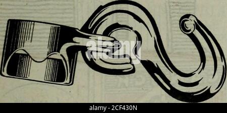 . Merchandising hardware marzo-giugno 1919. MIGLIORI PRODOTTI IN GHISA MALLEABILE e COLATO il nostro obiettivo è sempre stato quello di produrre solo i migliori prodotti in ghisa malleabile. La domanda popolare per i nostri beni fino ad oggi è un'indicazione dell'alta qualità reputazione che abbiamo raggiunto. Al rivenditore hardware progressivo che cerca più affari con maggiori profitti suggeriamo le linee qui illustrate. I prezzi e le informazioni complete saranno volentieri forniti su richiesta. Scrivi al giorno. International malleable Iron Company, Limited Guelph, Ontario, Canada No. 7328 chiave 15-16 dado assale, dado cieco 1%, lunghezza 8%. Whif Foto Stock