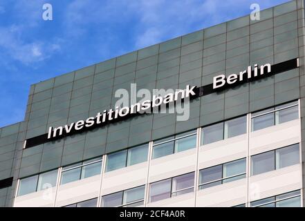 Investitionsbank Berlin (IBB) è una banca di sviluppo e una centrale di promozione istituto dello stato di Berlino Foto Stock