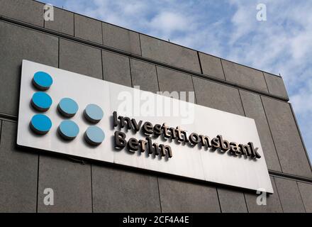 Investitionsbank Berlin (IBB) è una banca di sviluppo e una centrale di promozione istituto dello stato di Berlino Foto Stock