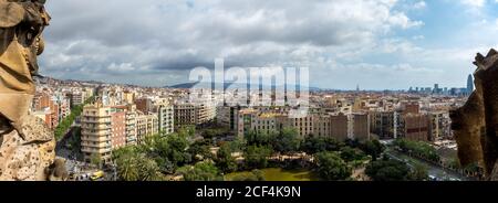 Capitale di Barcellona e la più grande città della comunità autonoma della Catalogna. Foto Stock