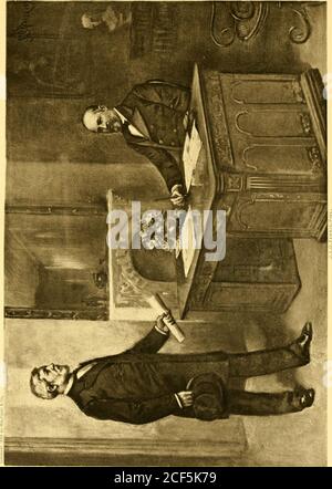 . La biblioteca di personaggi storici e di eventi famosi di tutte le nazioni e di tutte le età. Emozionare il lettore della storia.e se, come è accaduto twicein storia americana, una tale carriera è incoronata con martire-dom, la mente trova sollievo dalla tragedia e dall'elevazione inthe pensiero che la ricompensa degli eros sta spogliando la fama. James Abram Garfield è nato a Orange Township, nella contea di Cuyahoga, Ohio, il 19 novembre 1831. Il suo familyon lato padri può essere tracciato a Edward Garfield, whoemigrato in Massachusetts in 1630. La sua famiglia di madri si è abbracciata a Maturin Ballon, un rifugiato di Huguenot. I Garfieldsanistori attraverso Foto Stock