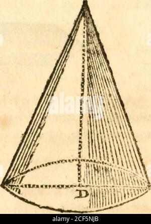 . Matematica, compilata dai migliori autori e destinata ad essere il testo-libro del corso di lezioni private su queste scienze all'Università di Cambridge [microform]. 7. Un cono è intorno a pyra-Mid, avente una base circolare. LA MENSURAZIONE DEI SOLIDI. 3mathematicscompi02webbrich Foto Stock