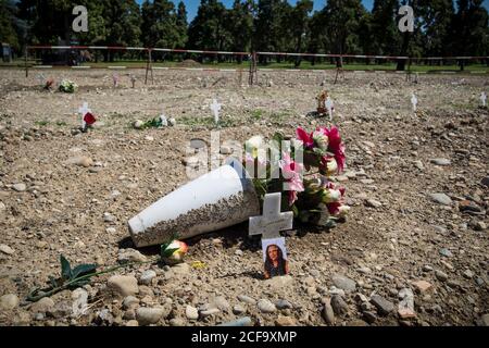 Italia, Milano, cimitero di Musocco, campo 87 Foto Stock