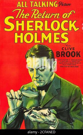 Il ritorno di Sherlock Holmes (1929) Foto Stock