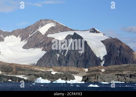 Iceberg nella baia di Marguerite, Antartide Foto Stock