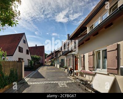 Mura cittadine, an der Bergermauer, grande città distrettuale Nördlingen, distretto Donau-Ries, Svevia (Baviera), Stato libero di Baviera, Germania, Nördlinger Foto Stock