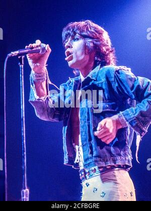 The Rolling Stones in concerto al Wembley Empire Pool, Londra 8 Settembre 1973 Foto Stock