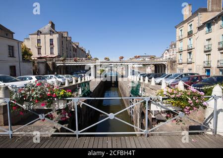 Canale Nantes-Brest, Redon Francia, Francia Foto Stock