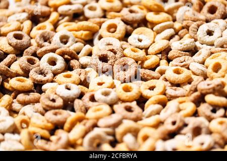Costolette di cereali per la colazione multigrain Foto Stock