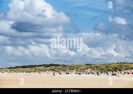 Juist Beach, Isole Frisone Orientali Foto Stock