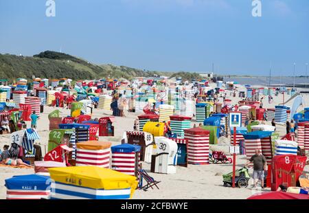 Suedstrand, Borkum, Isole Frisone Orientali Foto Stock