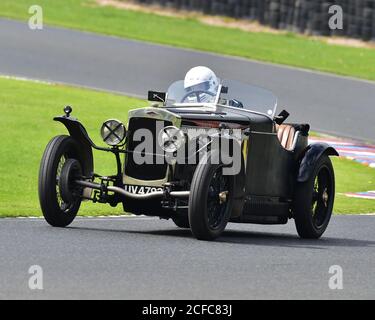 Jeremy Brewster, Frazer Nash Geoghegan Special, gara per Frazer Nash/GN Cars, VSCC Formula Vintage, Mallory Park, Leicestershire, Inghilterra, 23 agosto Foto Stock