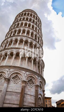 Torre Pendente di Pisa, Torre, Pisa, Toscana, Italia Foto Stock