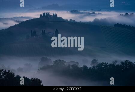 Europa, Italia, Toscana, Provincia di Siena, San Gimignano, Foto Stock